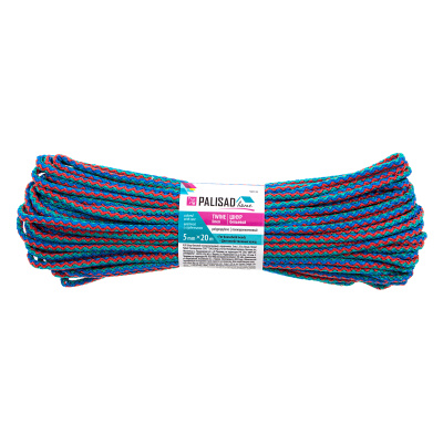 Шнур бельевой полипропиленовый с сердечником, 5 мм L 20 м, цветной, Home Palisad по ценам производителя в Краснодаре с доставкой по всей России