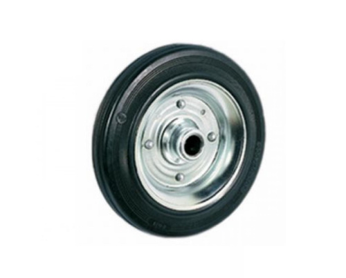 Колесо литая резина C 46 100 мм без втулки, чашек и болта (N) по ценам производителя в Краснодаре с доставкой по всей России