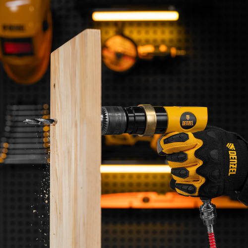 Пневматическая дрель PD500, 500 об/мин, 114 л/мин, 13 мм Denzel по ценам производителя в Краснодаре с доставкой по всей России