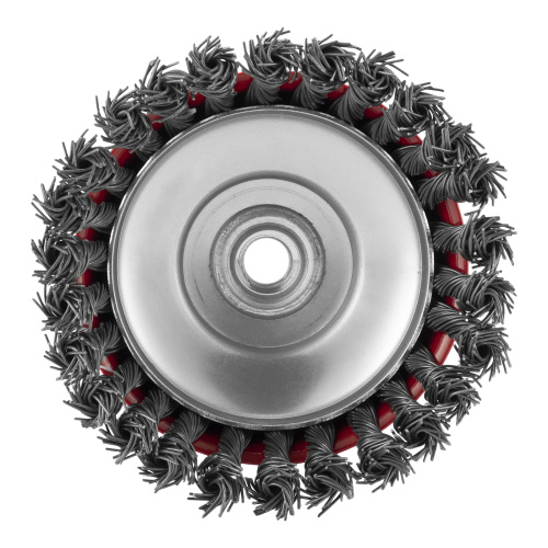 Щетка для УШМ, 125 мм, М14, "чашка", крученая проволока 0.8 мм Matrix по ценам производителя в Краснодаре с доставкой по всей России