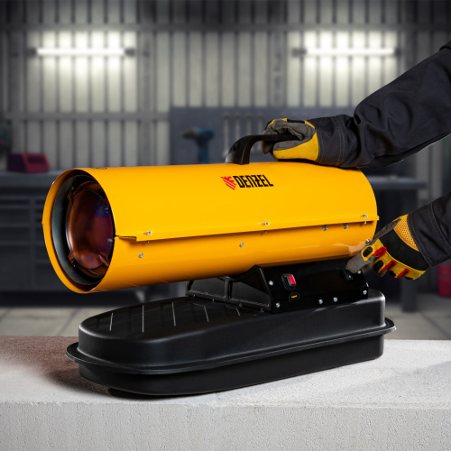 Дизельная тепловая пушка DHG-10, 10 кВт, 300 м3/ч, прямой нагрев Denzel по ценам производителя в Краснодаре с доставкой по всей России