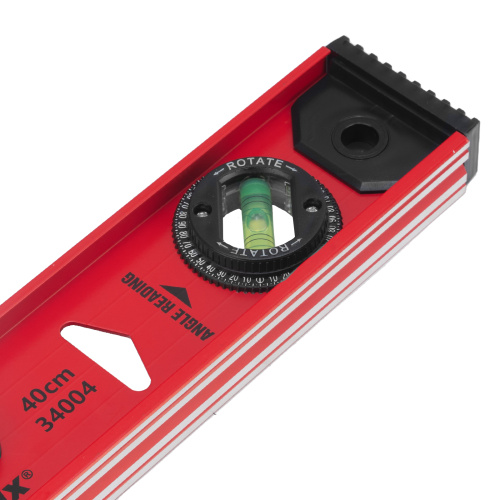 Уровень алюминиевый "Рельс", 400 мм, 3 глазка, усиленный Matrix по ценам производителя в Краснодаре с доставкой по всей России