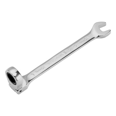 Ключ комбинированный трещоточный, 10 мм, CrV, шарнирный, зеркальный хром Matrix Professional по ценам производителя в Краснодаре с доставкой по всей России