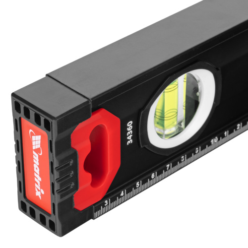 Уровень алюминиевый, усиленный, фрезерованный, 3 глазка, 400 мм Matrix по ценам производителя в Краснодаре с доставкой по всей России