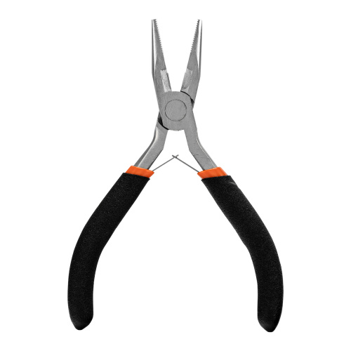 Длинногубцы прямые Mini, 130 мм, никелированные, авторазжим Sparta по ценам производителя в Краснодаре с доставкой по всей России