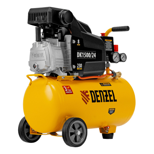 Компрессор воздушный DK1500/24, Х-PRO 1.5 кВт, 230 л/мин, 24 л Denzel по ценам производителя в Краснодаре с доставкой по всей России