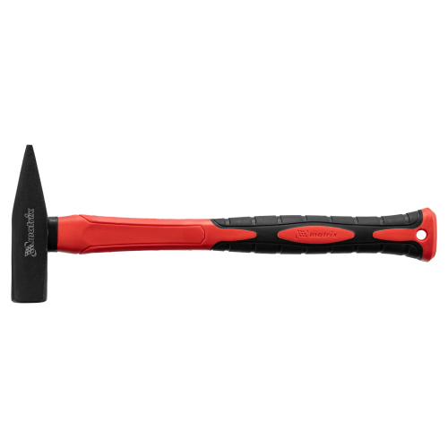 Молоток слесарный optimal, 500 г, фибергласовая обрезиненная рукоятка, квадратный боек Matrix по ценам производителя в Краснодаре с доставкой по всей России
