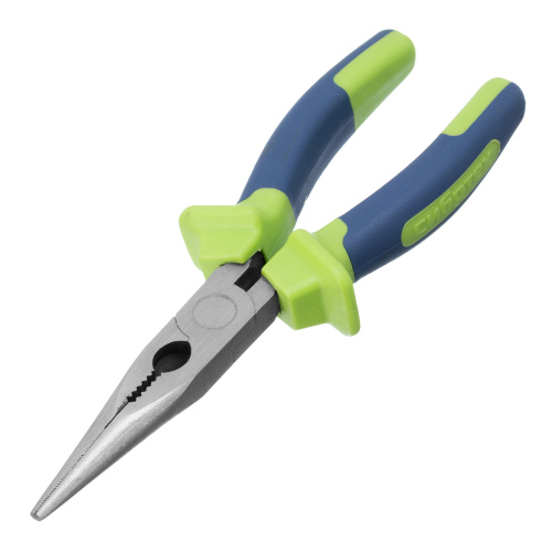 Длинногубцы прямые, 180 мм, двухкомпонентные рукоятки Сибртех по ценам производителя в Краснодаре с доставкой по всей России