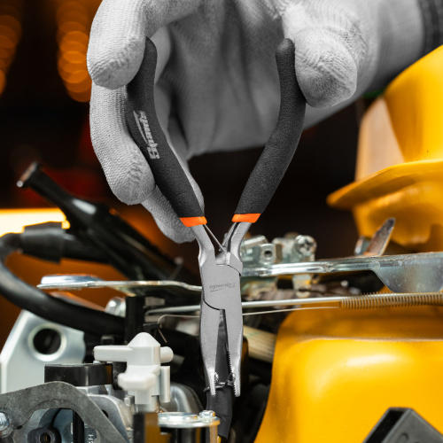 Длинногубцы изогнутые Mini, 130 мм, никелированные, авторазжим Sparta по ценам производителя в Краснодаре с доставкой по всей России