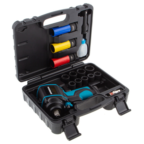 Гайковерт пневматический ударный G985K2, 1/2, 610Нм 9000 об/мин, с набором 17 предметов Gross по ценам производителя в Краснодаре с доставкой по всей России