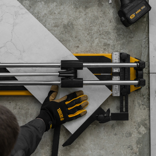 Плиткорез 800х14мм, цельнометал. напр., каретка на подш., стальная станина, рукоятка-пенал Denzel по ценам производителя в Краснодаре с доставкой по всей России