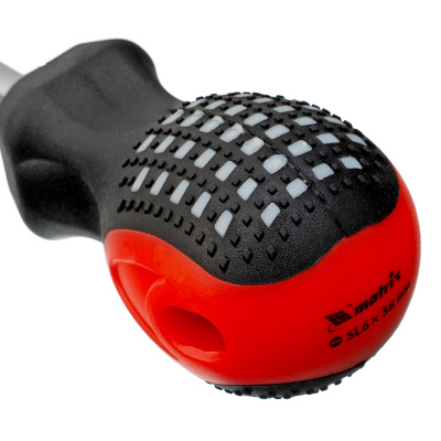 Отвертка Fusion, SL6 х 38 мм, CrV, трехкомпонентная рукоятка "Anti slip" Matrix по ценам производителя в Краснодаре с доставкой по всей России