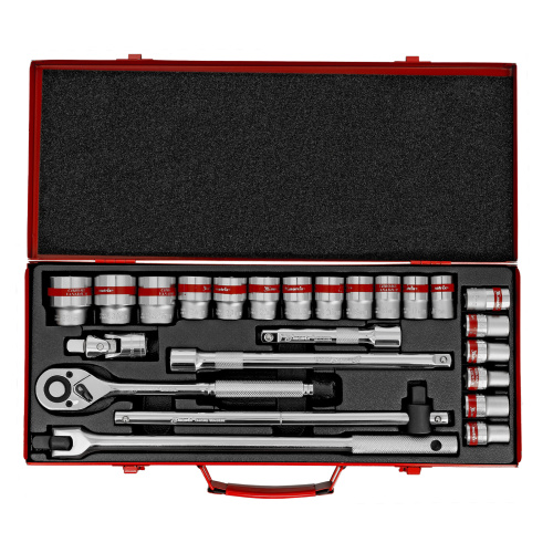 Набор торцевых головок с трещоткой 1/2", 24 предмета Matrix по ценам производителя в Краснодаре с доставкой по всей России