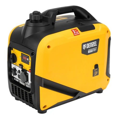 Генератор инверторный GS-2200iS, 2,2 кВт, 230 В, закрытый корпус, ручной старт DENZEL по ценам производителя в Краснодаре с доставкой по всей России