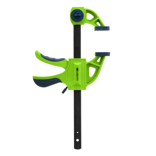 Струбцина F-образная, быстрозажимная, 150 х 70 х 360 мм, пластиковый корпус, фиксатор, двухкомпонентная рукоятка Сибртех по ценам производителя в Краснодаре с доставкой по всей России