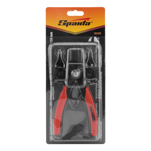 Съемник для стопорных колец с насадками, 150 мм, универсальный Sparta по ценам производителя в Краснодаре с доставкой по всей России