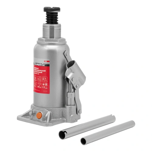 Домкрат гидравлический бутылочный, 16 т, h подъема 230-460 мм Matrix по ценам производителя в Краснодаре с доставкой по всей России