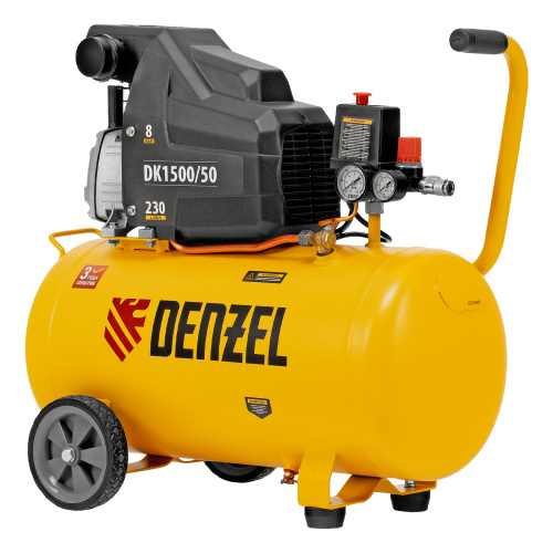 Компрессор воздушный DK1500/50, Х-PRO 1.5 кВт, 230 л/мин, 50 л Denzel по ценам производителя в Краснодаре с доставкой по всей России