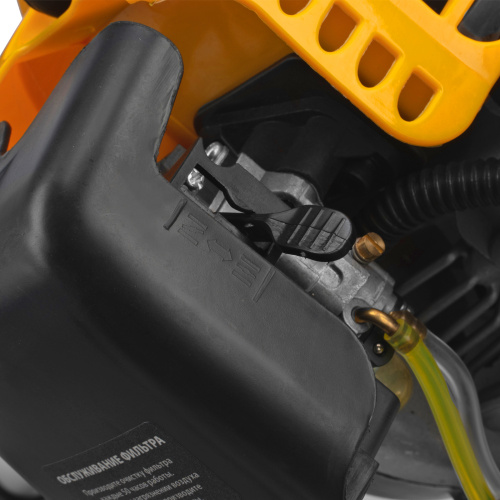 Триммер бензиновый DT-52E, 52 см3, неразъемная штанга, электростартер, состоит из 2 частей Denzel по ценам производителя в Краснодаре с доставкой по всей России