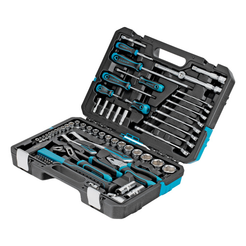 Набор инструментов, 1/4", 1/2", CrV, 120 зубьев, 76 предметов Gross по ценам производителя в Краснодаре с доставкой по всей России