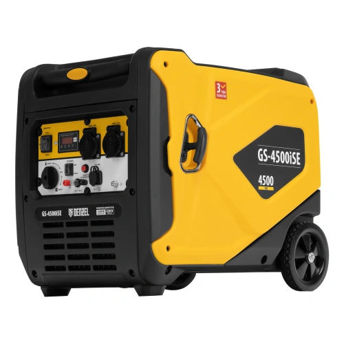 Генератор инверторный GS-4500iSE, 4,5 кВт, 230 В, закрытый корпус, электростартер Denzel по ценам производителя в Краснодаре с доставкой по всей России
