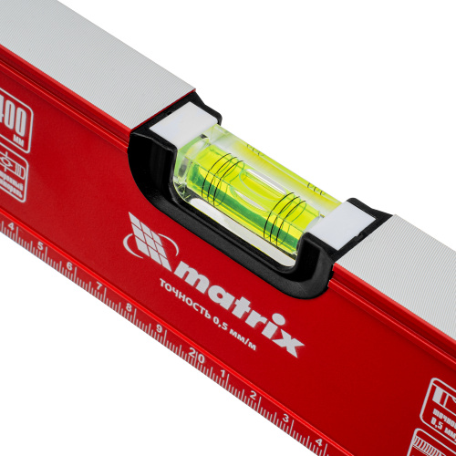 Уровень алюминиевый, фрезерованный, 3 глазка, 400 мм Matrix по ценам производителя в Краснодаре с доставкой по всей России