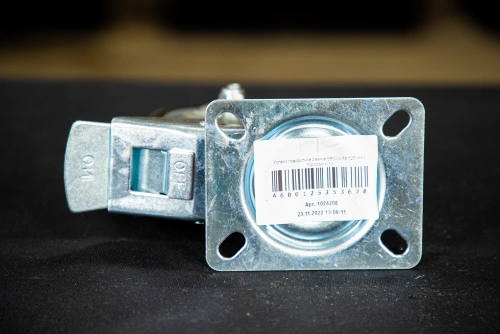 Колесо поворотное резина SRCLb 55 125 мм с тормозом (N) по ценам производителя в Краснодаре с доставкой по всей России