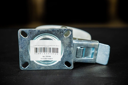 Колесо поворотное полипропилен SRCnb 55 125 мм с тормозом (N) по ценам производителя в Краснодаре с доставкой по всей России