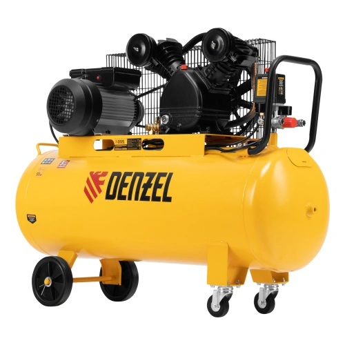 Компрессор воздушный BCV2200/100, ременный привод, 2.2 кВт, 100 литров, 370 л/мин Denzel купить в Москве с доставкой по всей России | ProtosMarket.ru
