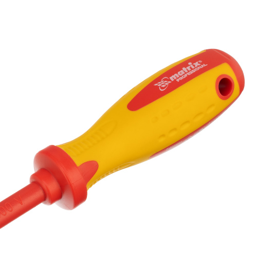 Отвертка Insulated, SL6.5 x 150 мм, CrMo, до 1000 В, двухкомпонентная рукоятка Matrix Professional по ценам производителя в Краснодаре с доставкой по всей России