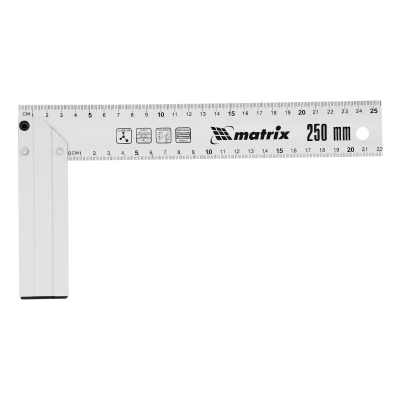 Угольник, 250 мм, алюминиевый, литой Matrix по ценам производителя в Краснодаре с доставкой по всей России