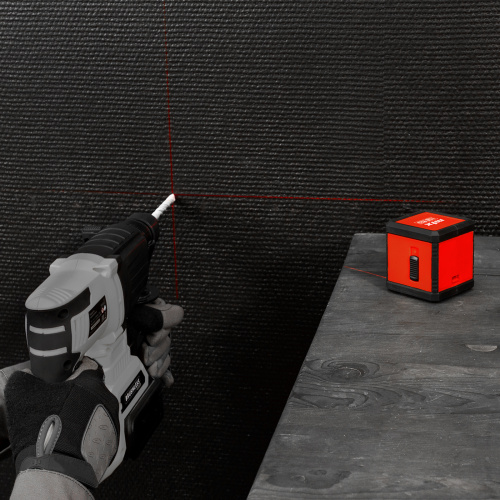 Лазерный уровень XQB RED Basic SET, 10 м, красный луч, батарейки, резьба 1/4" MTX по ценам производителя в Краснодаре с доставкой по всей России