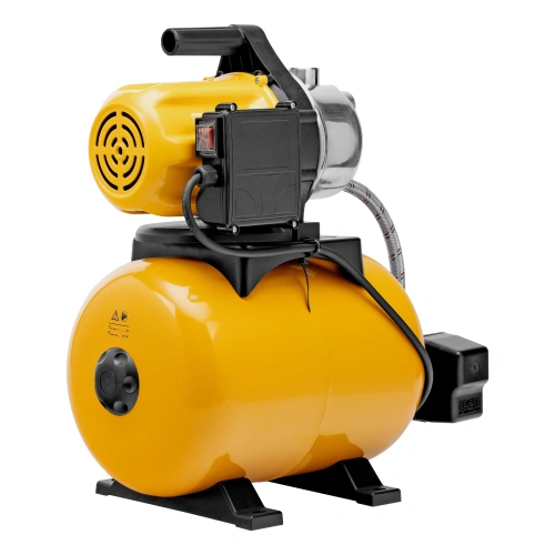 Насосная станция PS800X, 800 Вт, 3200 л/ч, ресивер 24 л, подъем 38 м, нержавейка Denzel по ценам производителя в Краснодаре с доставкой по всей России