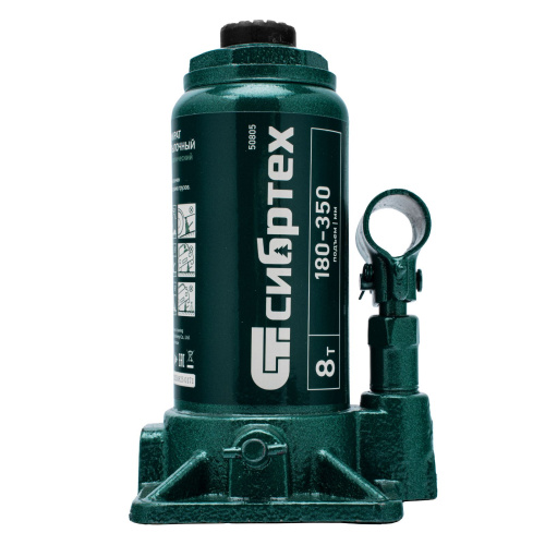 Домкрат гидравлический бутылочный, 8 т, 180-350 мм Сибртех по ценам производителя в Краснодаре с доставкой по всей России