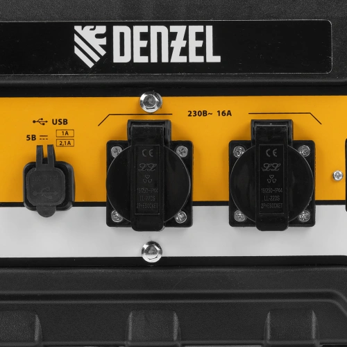 Генератор бензиновый PS 33, 3.3 кВт, 230 В, 15 л, ручной стартер Denzel по ценам производителя в Краснодаре с доставкой по всей России