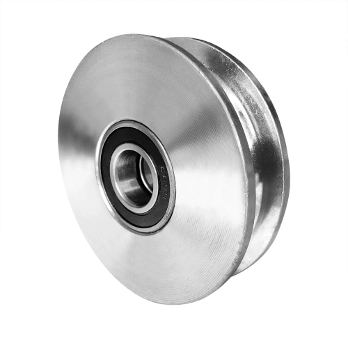 Шкив ролик д.120 мм с подшипниками для протяжки троса по ценам производителя в Краснодаре с доставкой по всей России