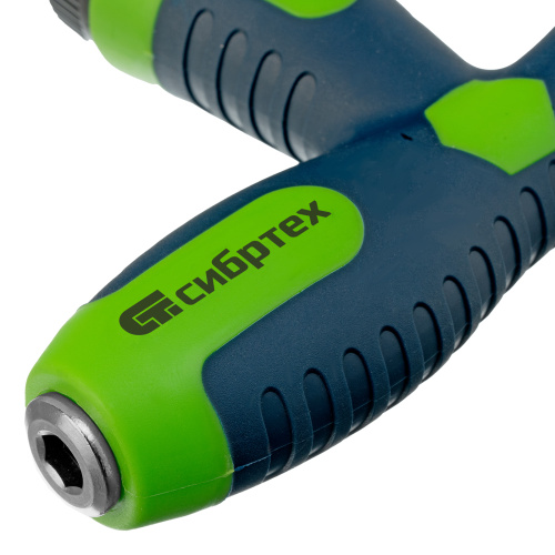 Отвертка Т-образная реверсивная с набором бит, торцевых головок, 33 предмета, CrV Сибртех по ценам производителя в Краснодаре с доставкой по всей России