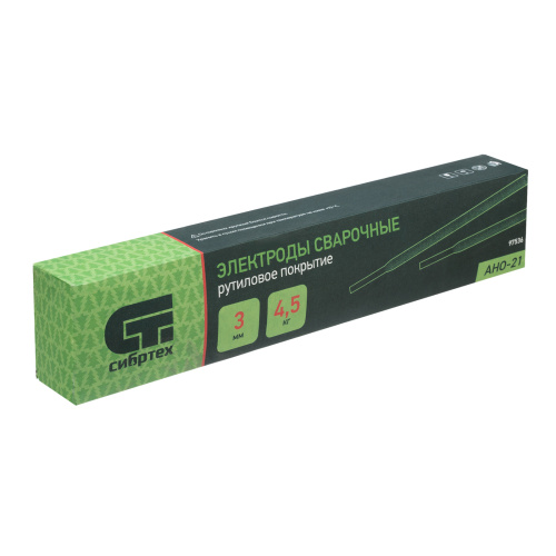 Электроды АНО-21, диам. 3 мм, 4,5 кг., рутиловое покрытие Сибртех по ценам производителя в Краснодаре с доставкой по всей России