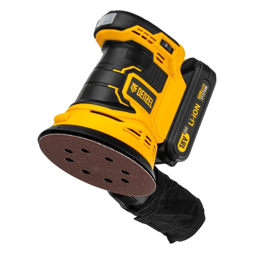 Машина шлифовальная эксцентриковая аккумуляторная COS-125, 18В Li-Ion Denzel по ценам производителя в Краснодаре с доставкой по всей России