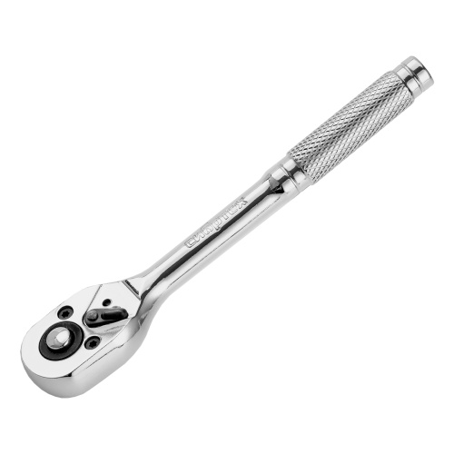 Ключ-трещотка 1/4", 45 зубьев, цельнометаллический, с быстрым сбросом, CrV, хром Сибртех по ценам производителя в Краснодаре с доставкой по всей России