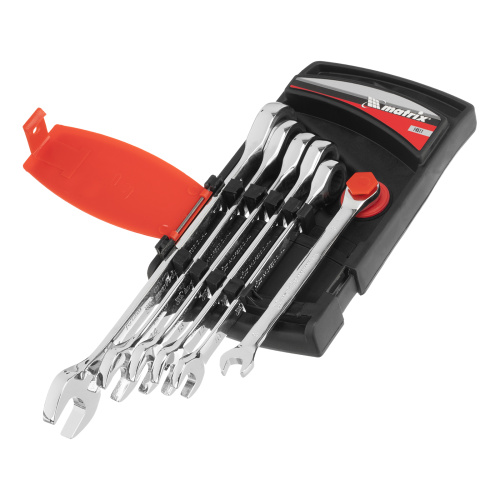 Набор ключей комбинированных, трещеточных 6 шт Matrix по ценам производителя в Краснодаре с доставкой по всей России