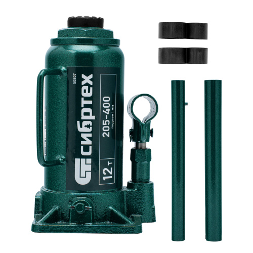 Домкрат гидравлический бутылочный, 12 т, 205-400 мм Сибртех по ценам производителя в Краснодаре с доставкой по всей России