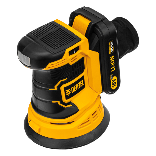 Машина шлифовальная эксцентриковая аккумуляторная COS-125, 18В Li-Ion Denzel по ценам производителя в Краснодаре с доставкой по всей России