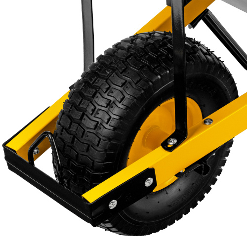 Тачка строительная, усиленная, объем 140 л, 230 кг, колесо 15х6.00-6 Denzel по ценам производителя в Краснодаре с доставкой по всей России