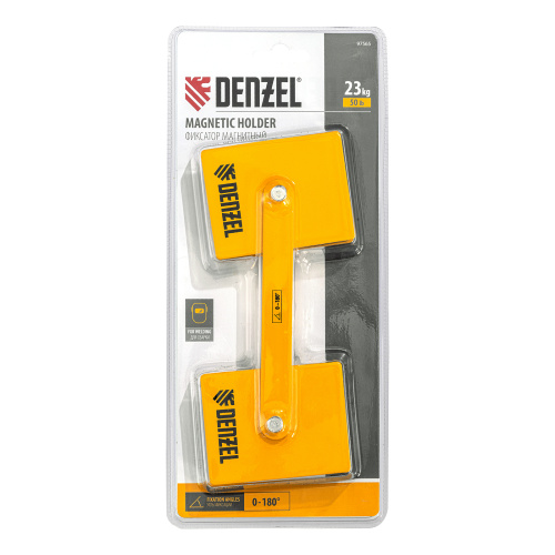 Фиксатор магнитный регулируемый для сварочных работ усилие 50 LB Denzel по ценам производителя в Краснодаре с доставкой по всей России