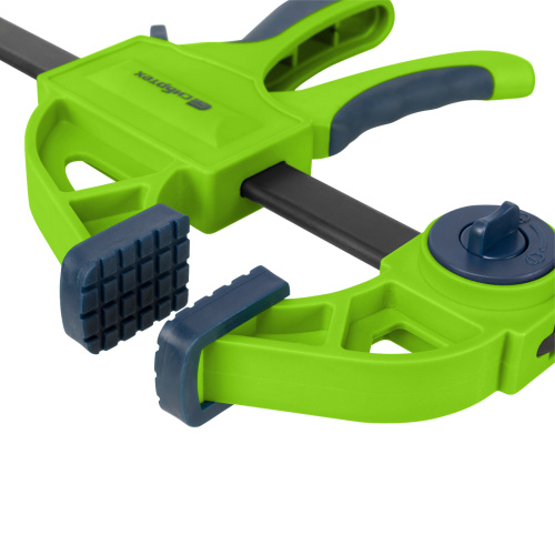 Струбцина F-образная, быстрозажимная, 150 х 70 х 360 мм, пластиковый корпус, фиксатор, двухкомпонентная рукоятка Сибртех по ценам производителя в Краснодаре с доставкой по всей России