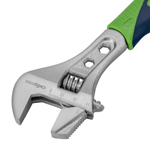 Ключ разводной, 200мм, переставная губка, 2-х комп.рукоятка Сибртех по ценам производителя в Краснодаре с доставкой по всей России