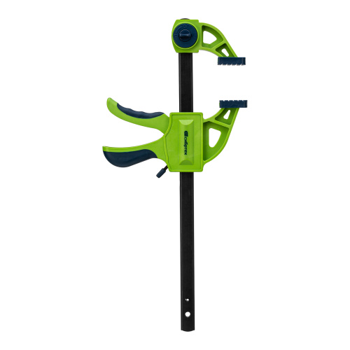 Струбцина F-образная, быстрозажимная, 200 х 70 х 420 мм, пластиковый корпус, фиксатор, двухкомпонентная рукоятка Сибртех по ценам производителя в Краснодаре с доставкой по всей России