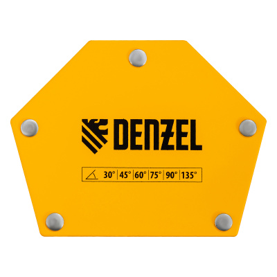 Фиксатор магнитный для сварочных работ усилие 50 LB, 30х45х60х75х90х135 град. Denzel по ценам производителя в Краснодаре с доставкой по всей России