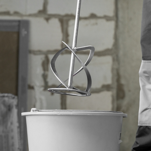 Насадка для миксера, для легких растворов, 160 х 590 мм, оцинкованная, хвостовик резьба М14 Сибртех по ценам производителя в Краснодаре с доставкой по всей России